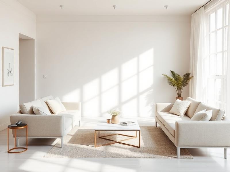 Bright, freshly cleaned living room